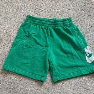 Nike sweat shorts.